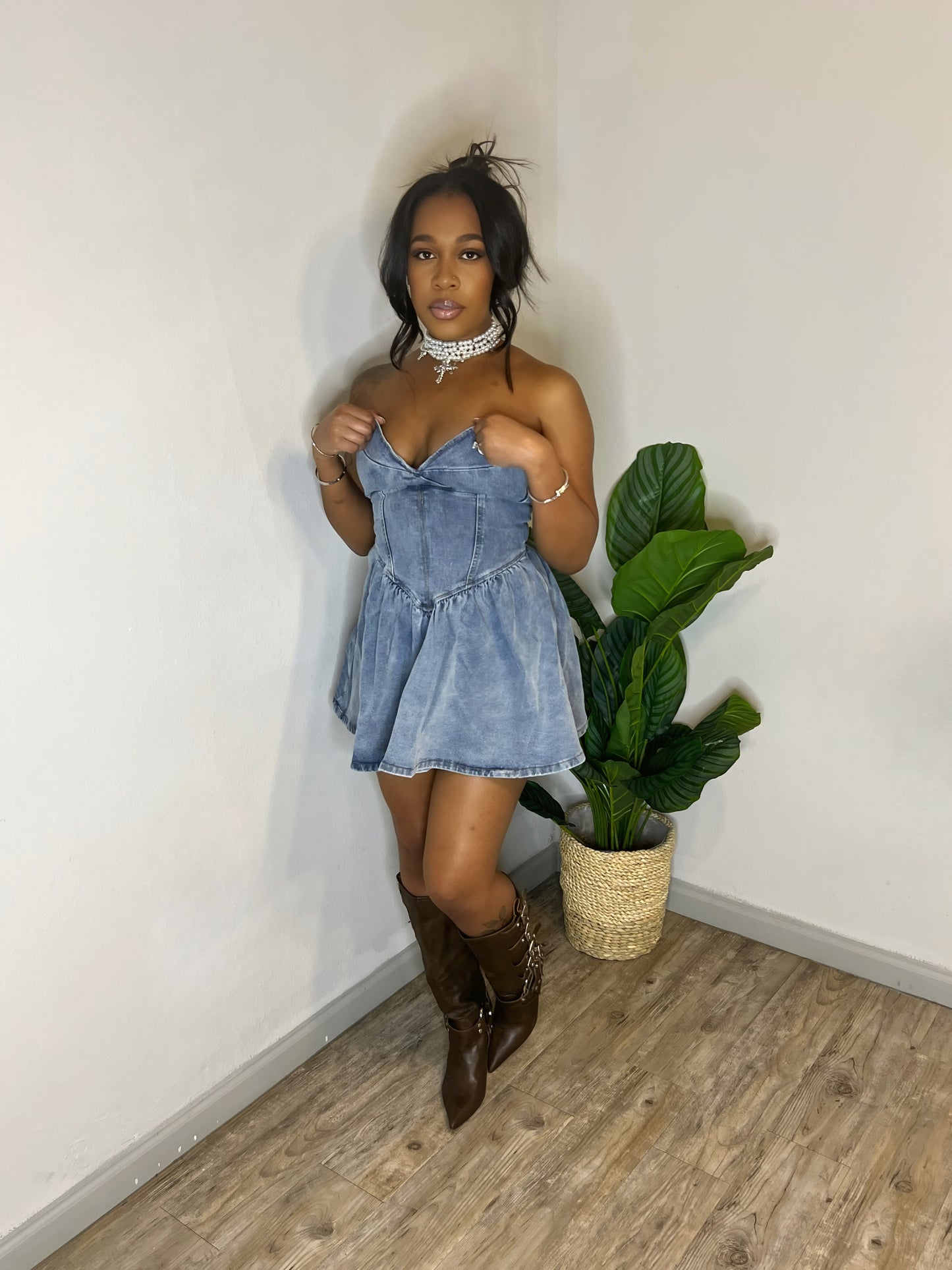 Ashley Denim Dress